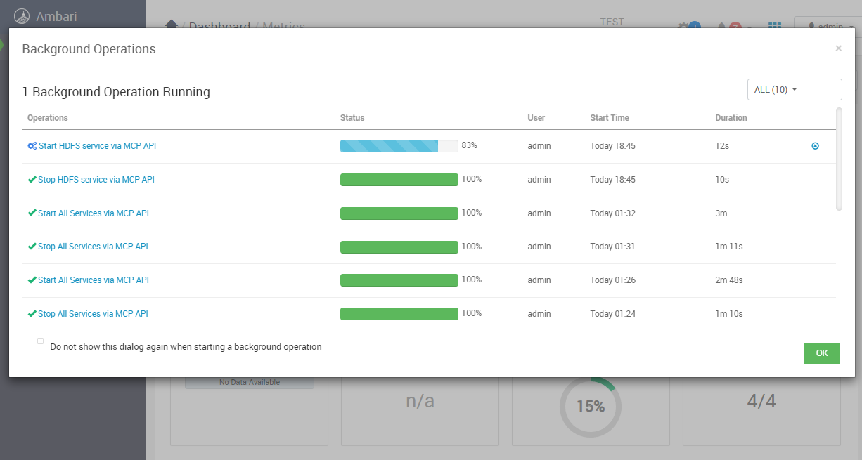 Example: Querying Ambari Cluster(3)